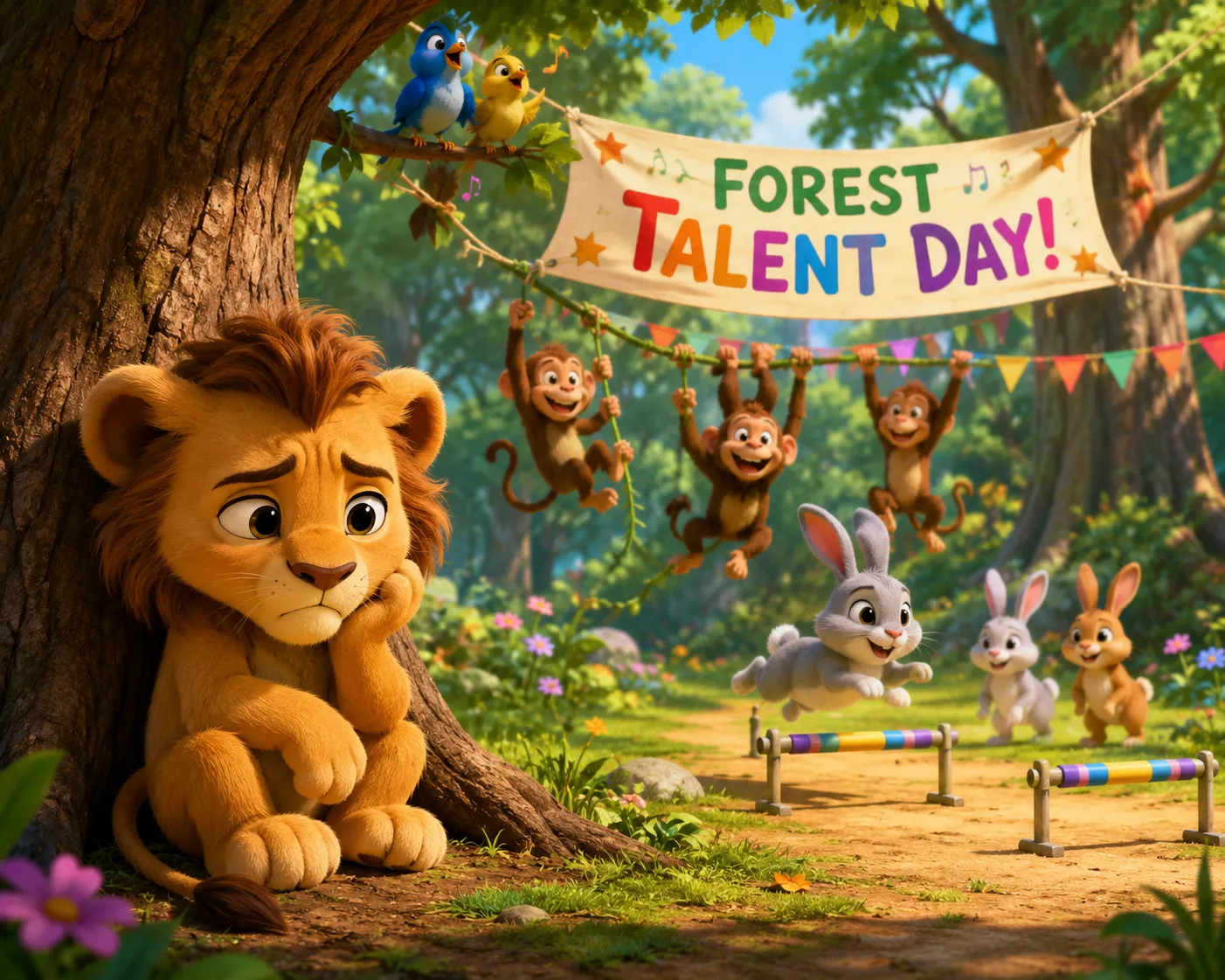 Leo the Little Lion and the Magic of Confidence