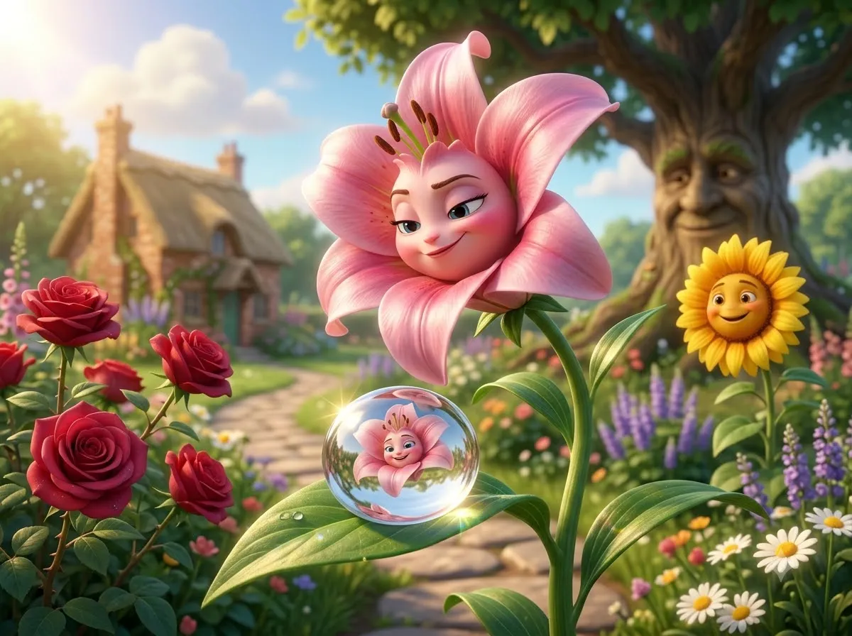 The Little Flower in the Garden
