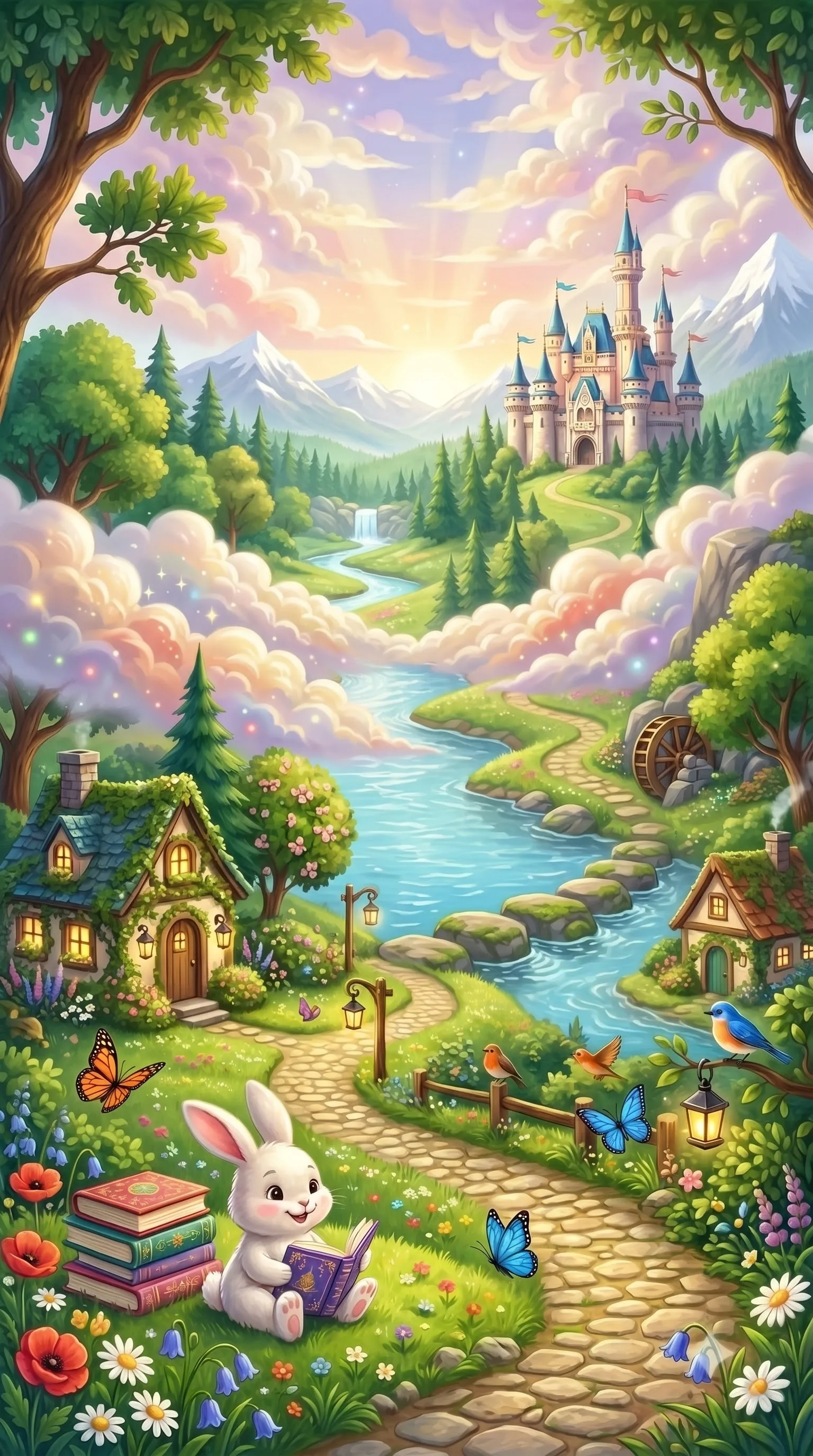 Stories Wonderland Fairytale Background